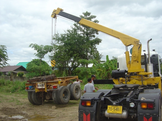 เครนติดรถบรรทุก MAX CRANE