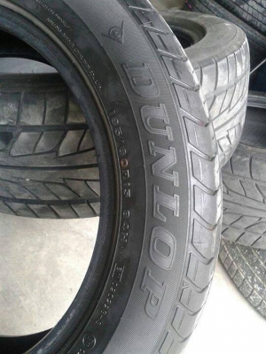 ขายยางDunlop SPORT185/60/15ดอกแน่นๆนิ่มๆถอดออกจากวีออสถูกๆ