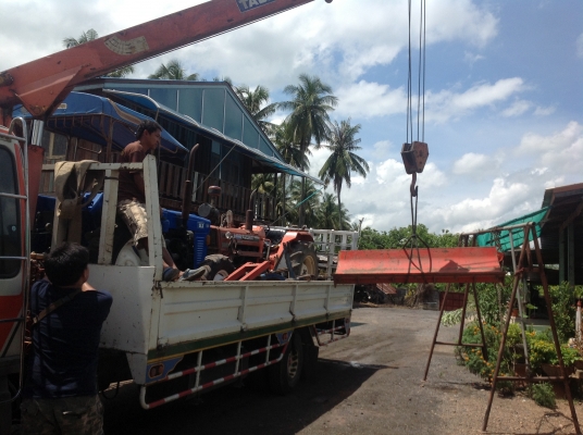 ปัญญาแทรคเตอร์มาแล้ว...ขอขอบคุณ รีสอร์ท แก่งกระจาน จ.เพชรบุรี จัดไปครับ คูโบต้า L 2602DT  พร้อม ใบมีด ผาน 5x20