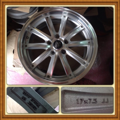 ขายแม็กมือ2 SSW ขอบ17 กว้าง7.5. 5รู114 ราคา7,700 บาทราคาถูก