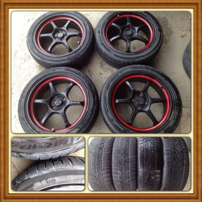 ขายแม็กมือ2ขอบ17 4รู100 + ยาง ราคา8,500 บาทราคาถูก