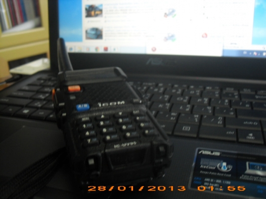 ขายวิทยุสื่อสารiCOM IC-UV95 ย่าน136-174MHz&amp;400-480MHz 7Watt สภาพเหมือนใหม่ใช้งานปกติพร้อมอุปกรณ์