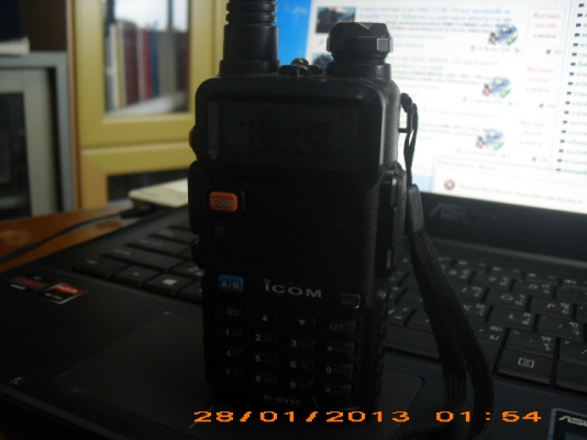 ขายวิทยุสื่อสารiCOM IC-UV95 ย่าน136-174MHz&amp;400-480MHz 7Watt สภาพเหมือนใหม่ใช้งานปกติพร้อมอุปกรณ์