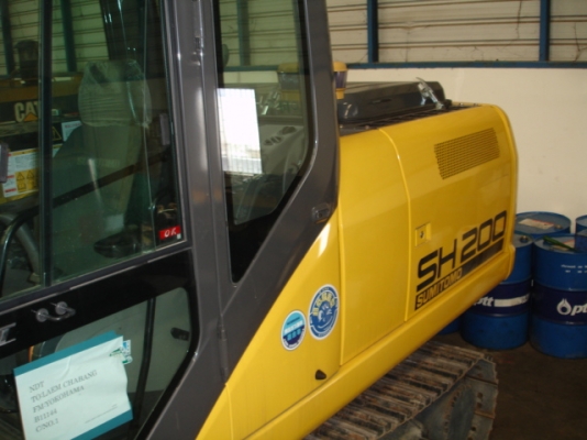 ถึงไทยแล้ว SUMITOMO SH200-5 ปี 2010 แค่ 465 ชม. สวยสุด ๆ ถูกมาก ๆ