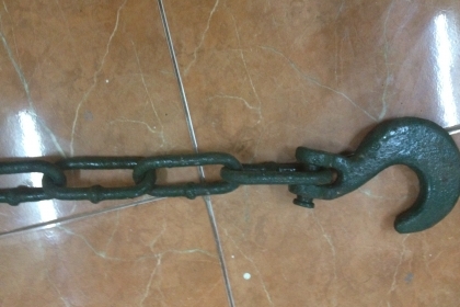 โซ่ข้อห่าง 4หุน6เมตร เอาไว้ดึงรถสิบล้อ ถ้าดึงขาดยินดีึืึนเงินครับ