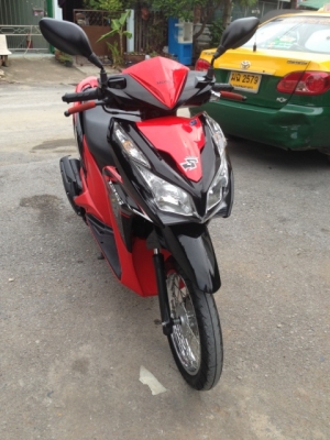 ขาย Honda Click 125i ดำ-แดง ปี2013 ถูกจริงๆ 29800 ขาย Honda Click 125i ดำ-แดง ปี2013 ถูกจริงๆ 29800