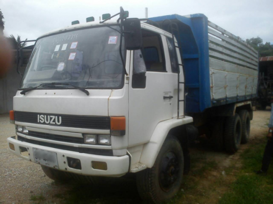 ขายรถบรรทุก Isuzu เครื่อง EP turbo 285 แรง ช่วงล่าง jumbo 200 - 2เพลา เบรกจิฟฟี่ กระบะดั๊มพ์คอกไม้