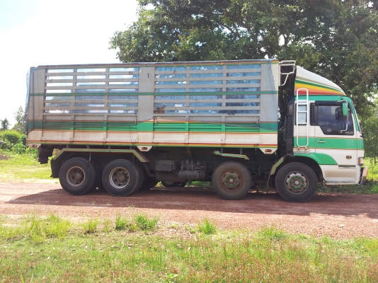 ขายโปรเฟียสภาพเยี่ยมเครื่อง320แรงอินเตอร์ พ่วงแม่ลูก 24ล้อดั้มเกษตร