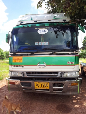 ขายโปรเฟียสภาพเยี่ยมเครื่อง320แรงอินเตอร์ พ่วงแม่ลูก 24ล้อดั้มเกษตร