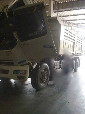 รถมิตซู 10 ล้อดั้ม 270 แรงม้า ปี 53  ( รถวิ่ง 2xx,xxx กม. ) สนใจติดต่อ 081 - 6079515