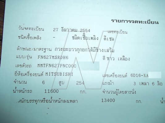 ขาย มิตซู 260 แรง ยูโร2 M627 / ปี 2554 / พ่วง 18 ล้อดั๊ม ขาย มิตซู 260 แรง ยูโร2 M627 / ปี 2554 / พ่วง 18 ล้อดั๊ม