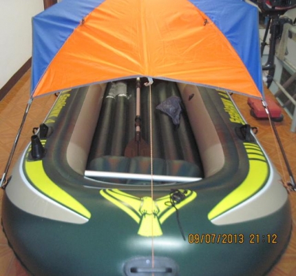 ขายเรือขายSeahawk4 พร้อมเครื่องhangkai3.5(ปี2013)พร้อม แท่นเครื่องแสตนแลสอย่างดี และ เต้นกันแดด ขาย 21.000-