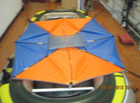 ขายเรือขายSeahawk4 พร้อมเครื่องhangkai3.5(ปี2013)พร้อม แท่นเครื่องแสตนแลสอย่างดี และ เต้นกันแดด ขาย 21.000-