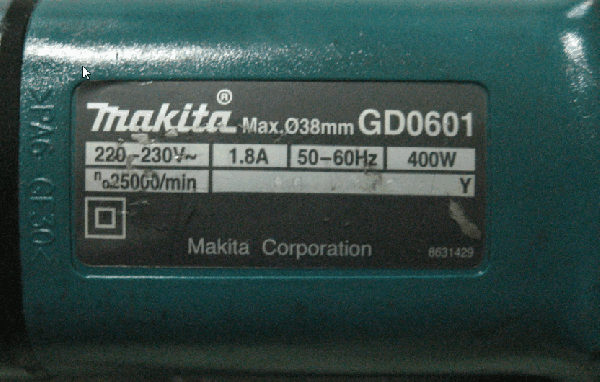 ขายเจียรูคอยาว Makita GD0601 ( 400W ) ขายเจียรูคอยาว Makita GD0601 ( 400W )