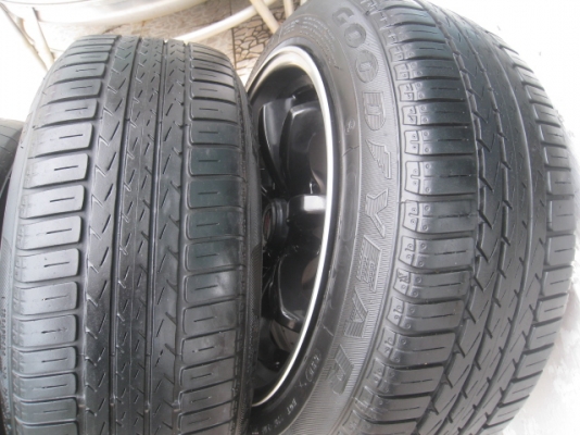 ขายล้อแม็ก Lenso PD9 15"x8" et 25 4รู 100 + ยางปี 10 ล้อปัดเงามาใหม่สีเดิมครับ  (081-3747940)