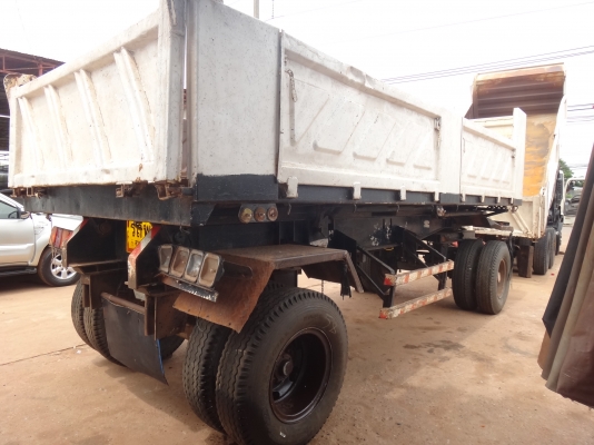 ขายด่วน  รถสิบล้อพ่วง ดัมพ์ แม่-ลูก HINO  MEGA  320  กระบะสามมิตร  พร้อมใช้งาน