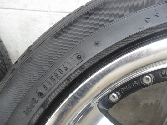 ล้อแม็ก 17นิ้ว 6รู พร้อมยาง 225/50R17 สวยๆ 4 ล้อ ราคา 8900 บาท