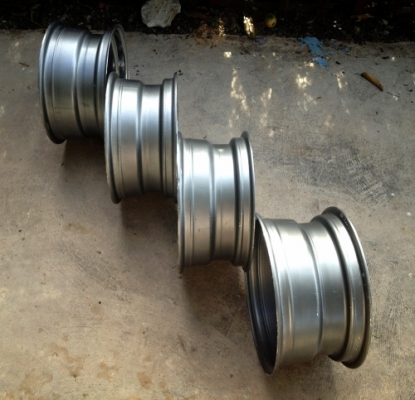 ล้อแท้ enkei japan ลายรังผึ้ง ขอบ 14 หน้า6.5 หลัง7 4/114.3 ออฟ 2 ชั้น ลึกๆ สวยมาก