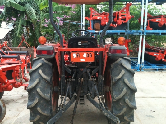 รถไถคูโบต้า L3408 พร้อมใบมีด ผานพรวน 6 จาน  จอบหมุน