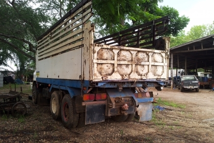 ขายด่วน รถบรรทุก 18 ล้อ  Hino 227   ดั๊มแม่-ลูก  ราคาถูก