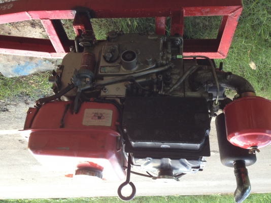 ขายเครื่อง คูโบต้าพร้อมรถลาก