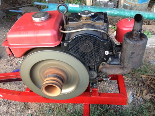 ขายเครื่อง คูโบต้าพร้อมรถลาก