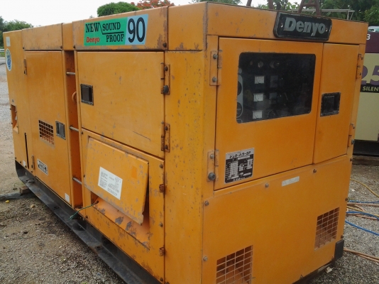 ขายเครื่องปั่นไฟ Denyo 90 Kva สภาพนำเข้าจากญี่ปุ่น