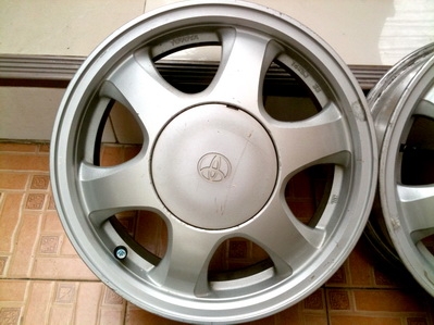 แม็กซ์ 14 นิ้ว หนึ่งชุด สเปค 4 รู100 ล้อโซลูน่าGLi ใส่ได้หลายรุ่น