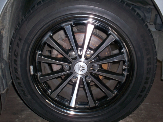 ล้อแม็กขอบ17 โครเมียมเงาแว๊บ สภาพใหม่กิ๊ก พร้อมยาง225/55/R17  6รู ใส่รถตู้โตโยต้าคอมมูเตอร์ TEL.0890671028