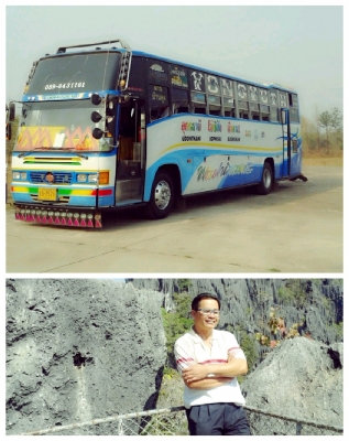 ขายรถบัส พัดลม 12 เมตร &#039; ชั้นครึ่ง !!