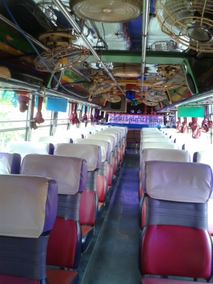 ขายรถบัส พัดลม 12 เมตร &#039; ชั้นครึ่ง !!