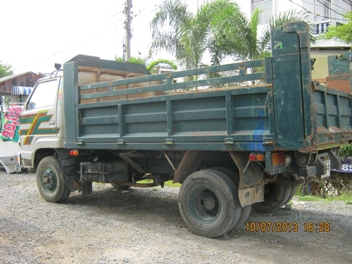 เบอร์เจ้าของ 081-8569049ขายรถหกล้อดั้มดินอีซูซูNRR รถประกอบ185แรงม้าเสื้อส้ม 6BG1