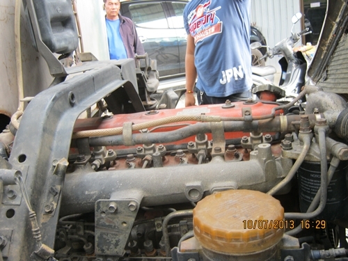 เบอร์เจ้าของ 081-8569049ขายรถหกล้อดั้มดินอีซูซูNRR รถประกอบ185แรงม้าเสื้อส้ม 6BG1