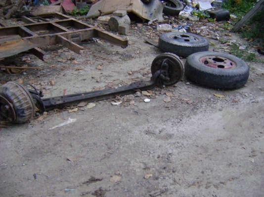 คานหน้าหลังพร้อมกระทะล้อ     เอ็น.พี.อาร์   npr