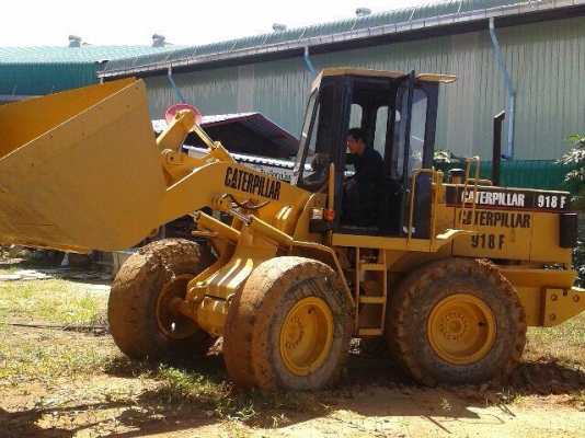 รถตักล้อยาง CAT 918 F รถเก่านอก  เก็บใหม่รอบคัน สวยพร้อมใช้งาน