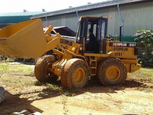 รถตักล้อยาง CAT 918 F รถเก่านอก  เก็บใหม่รอบคัน สวยพร้อมใช้งาน