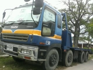 ขาย12ล้อ Giga 2เพลา ท้ายลาดบรรทุกเบคโฮ เครื่อง360 รถต่อมาแล้วไม่ค่อยได้ใช้ สภาพยาง90\% ราคาต่อรองได้