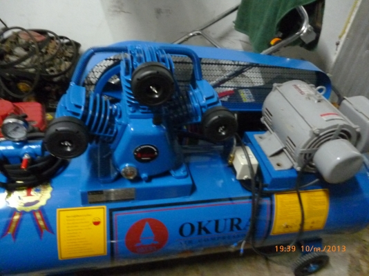 ขายปั๊มลมใหม่ 2HP 160ลิตร  พร้อมมอเตอร์มิตรซู 3 HP มือสอง ราคาถูกที่สุด ในประเทศ