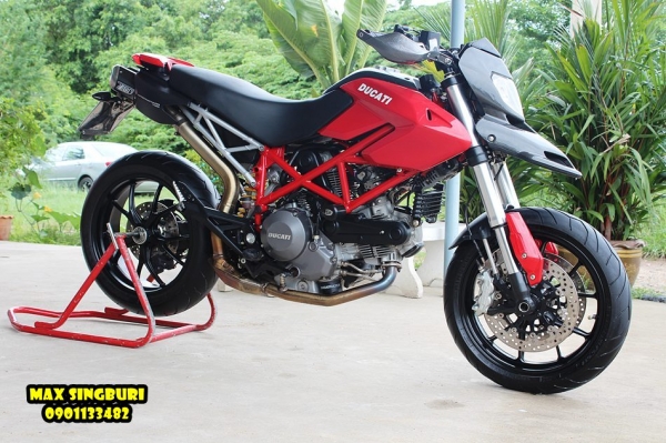 แม็กสิงห์บุรี//DUCATI HYPERMOTARD 796 ปี2010 รถศูนย์ทองหล่อ แต่งเพียบ 450000 ด่วน