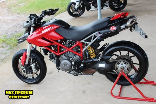 แม็กสิงห์บุรี//DUCATI HYPERMOTARD 796 ปี2010 รถศูนย์ทองหล่อ แต่งเพียบ 450000 ด่วน