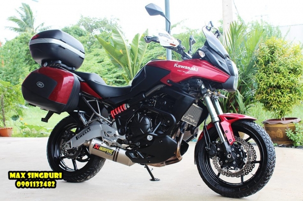 แม็กสิงห์บุรี//KAWASAKI VERSYS 650 ปี20011 รถออกศูนย์ ทะเบียนพร้อม ของแต่งขั้นเทพ (รับเทิร์น)