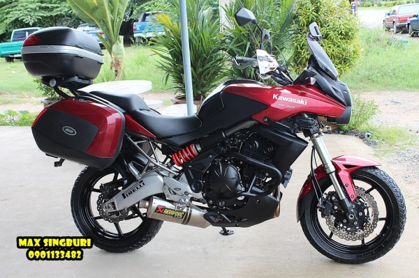 แม็กสิงห์บุรี//KAWASAKI VERSYS 650 ปี20011 รถออกศูนย์ ทะเบียนพร้อม ของแต่งขั้นเทพ (รับเทิร์น)