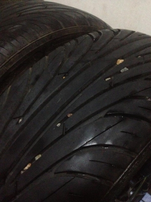 ขายล้อADVAM RZ สีแบลคโครม ขอบ17 4/100 พร้อมยางไหม่ๆ ถูกๆ