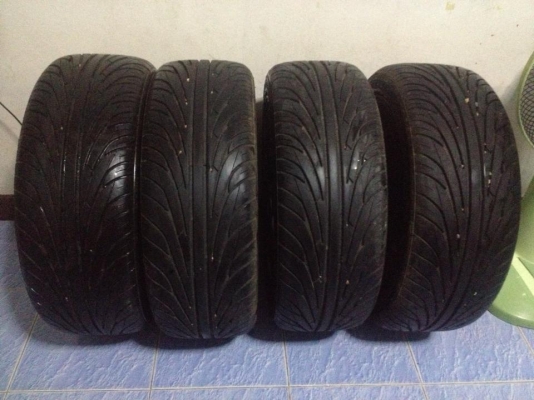 ขายล้อADVAM RZ สีแบลคโครม ขอบ17 4/100 พร้อมยางไหม่ๆ ถูกๆ