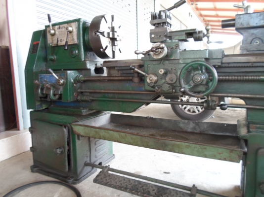 แท่นกลึง 3 เพลา เกียร์บล็อก 5 ฟุต  65000
