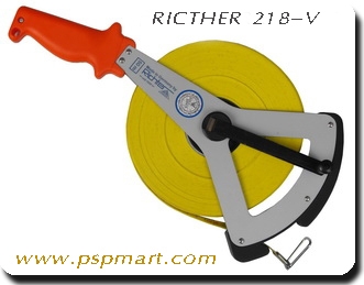 เทปวัดระยะทางไฟเบอร์กลาส RICHTER รุ่น 218-V ยาว 50 เมตร