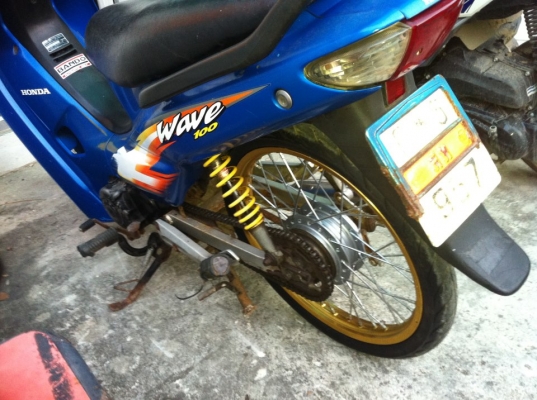 ขายwave100cc ปี45สภาพตามรูปเอกสารพร้อมโอน ราคา13500บาทสนใจติดต่อคุณเก่ง0841609774