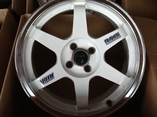 ขายแม็กมือ2 TE37 ขอบ17 4รู100