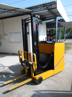 ขายรถยกไฟฟ้ายืนขับ TCM FBR15-6 ขนาด 1.5 ตัน เสาสูง 3.5 เมตร