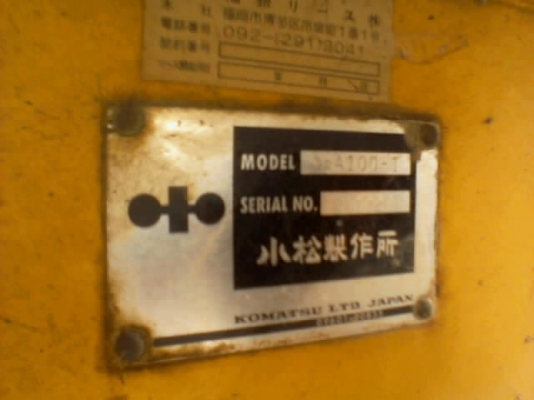 ขายด่วนๆ รถตักล้อยาง KOMATSU WA100-1